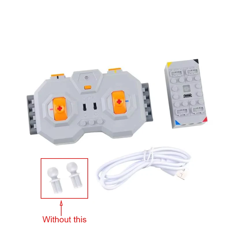 Funciones de energía MOC, piezas de Motor técnico CaDA, Compatible con bloques de construcción Legoeds, Control remoto, caja de batería de litio 2,4G - imagen 2