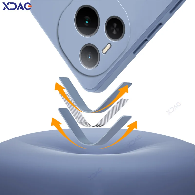 2025 fundas de teléfono cuadradas originales de silicona líquida para Honor Power HonorPower 5G 6,78 "360 suave anticaída a prueba de golpes - imagen 2