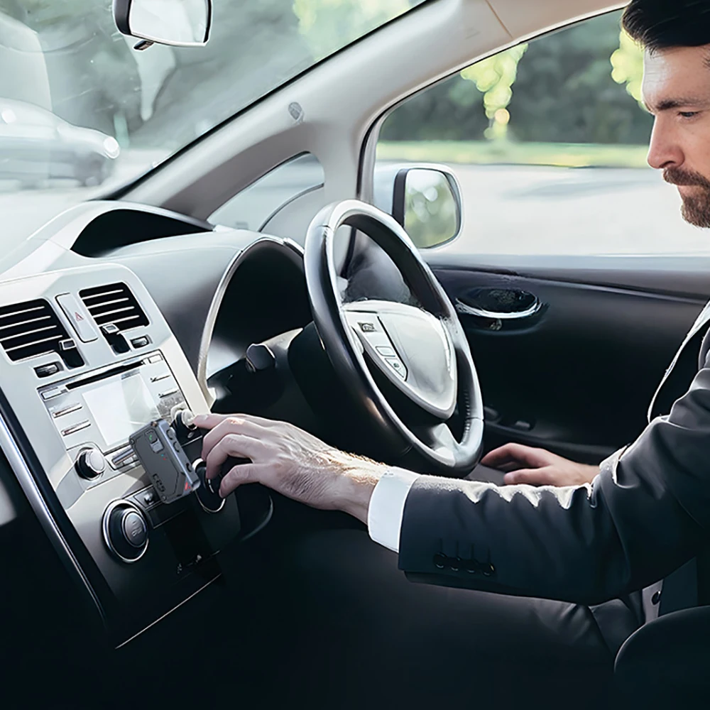 Adaptador de Audio portátil 2 en 1 Bluetooth 5,3, receptor transmisor inalámbrico AUX de 3,5 MM con micrófono estéreo HIFI para coche, Kit de PC y avión - imagen 5