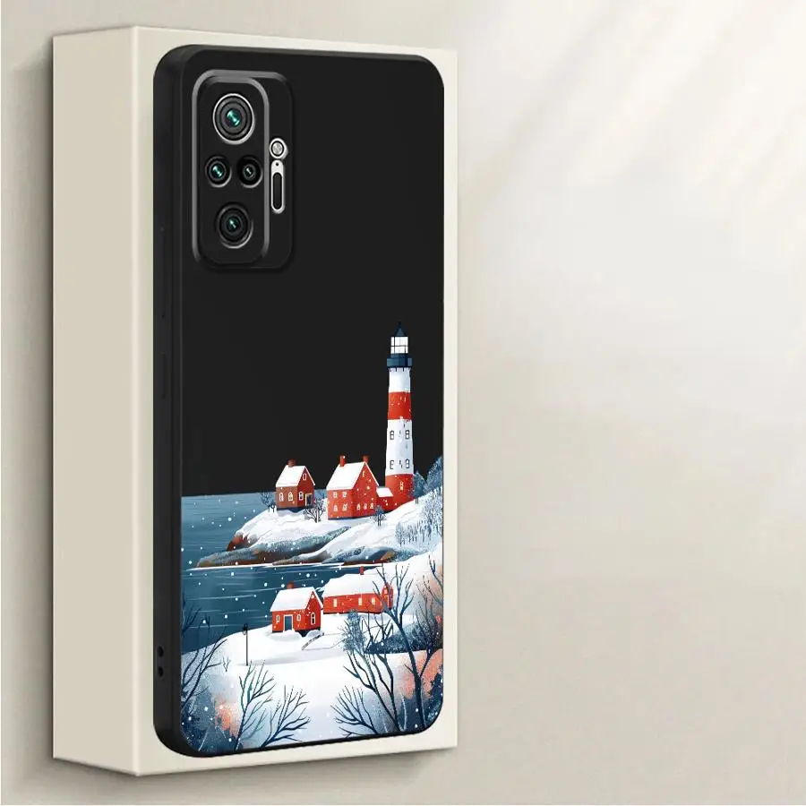 Funda de teléfono suave de Papá Noel de Navidad para Xiaomi Redmi Note 10 11 Pro 13 12 ProPlus 12s 11s 10 10Lite 14 Pro Plus - imagen 5