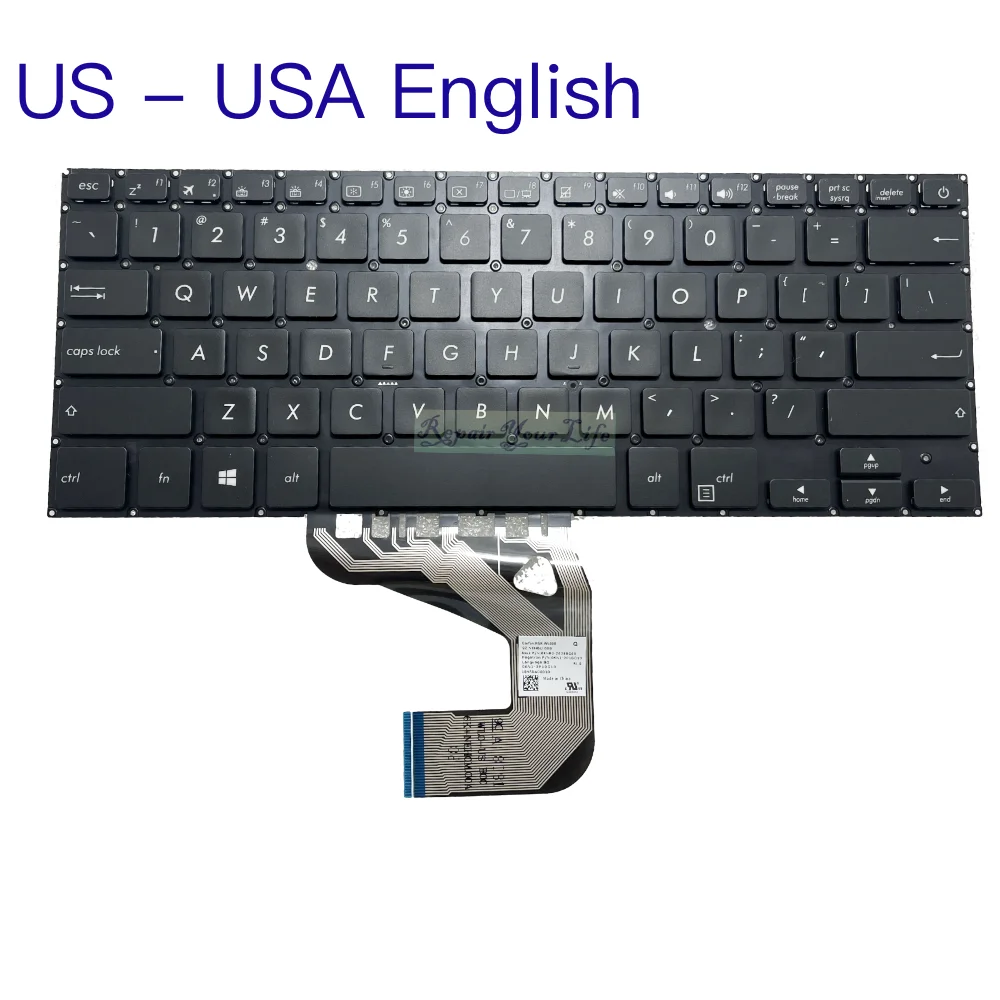 Teclado retroiluminado para ASUS VivoBook S406U, S406UA, V406U, K406U, K406U, X406, x406ua, UX406, ux406ua, 2P1SP13, nuevo - imagen 5