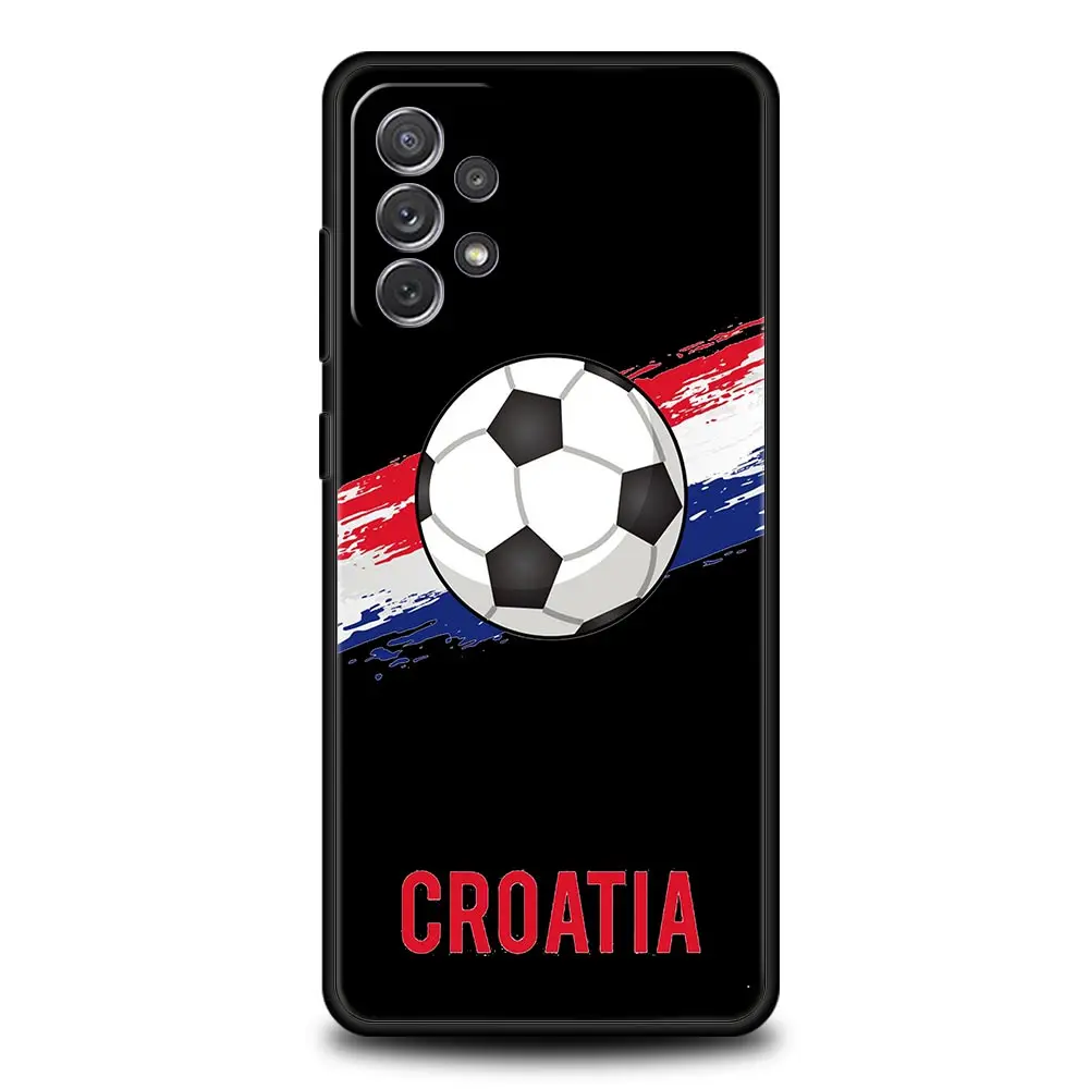 Funda de teléfono de fútbol de Marruecos para Samsung A51, A71, A21S, A12, A11, A31, A52, A41, A32, A01, A23, A33, A53, A73, A03, A13, 5G - imagen 4
