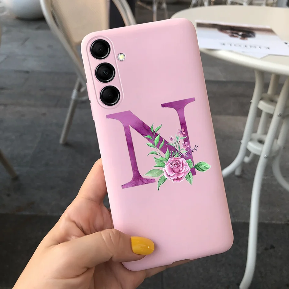 Funda de SM-M146B para Samsung Galaxy M14 2023, carcasa suave con letras bonitas para teléfono móvil Samsung M34 M54 5G, parachoques M 34 Galaxy ym34 Coque - imagen 5