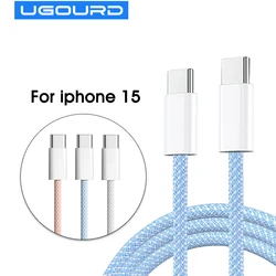 Cable USB-C a C PD 60W Carga Rápida iPhone 15 Samsung Xiaomi