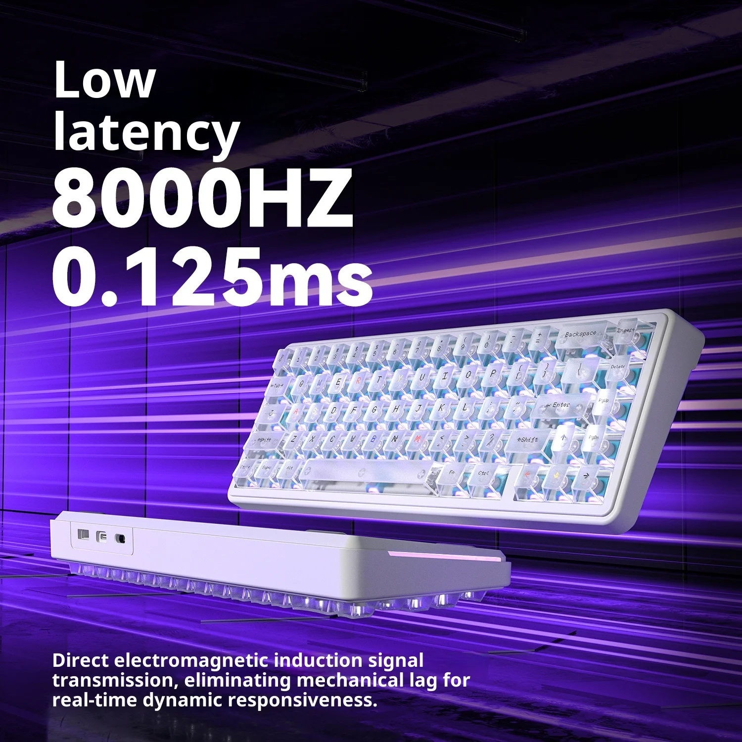 AULA King68 teclado mecánico para juegos por cable interruptor Inductor RT0.01MM 8KHz tasa de retorno 0,125 ms retardo Hotswap FPS teclado para jugadores - imagen 3