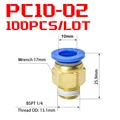 100PCS PC10-02