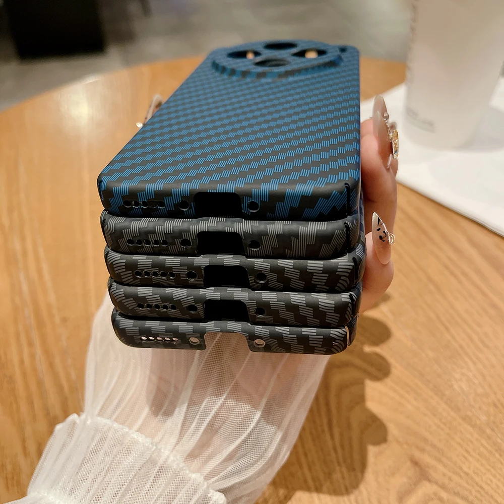 Para VIVO X200 ULtra funda dura de fibra de carbono delgada funda protectora trasera para VIVO X200 Pro Mini X200Ultra carcasa de teléfono - imagen 5