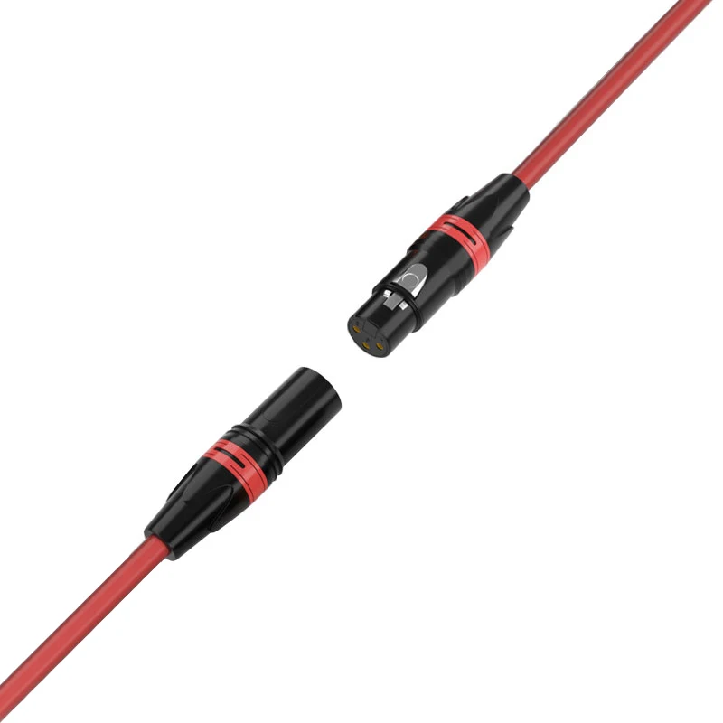 Cable XLR colorido macho a hembra Cables de señal de Audio Cannon Balance XLR Karon micrófono Mixe EQ salida entrada KTV línea equilibrada - imagen 3