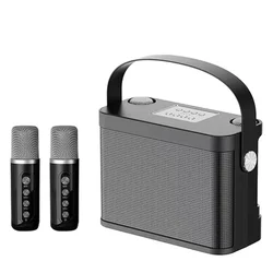 Minimáquina Karaoke Bluetooth YS-219 2 Micrófonos Portátil