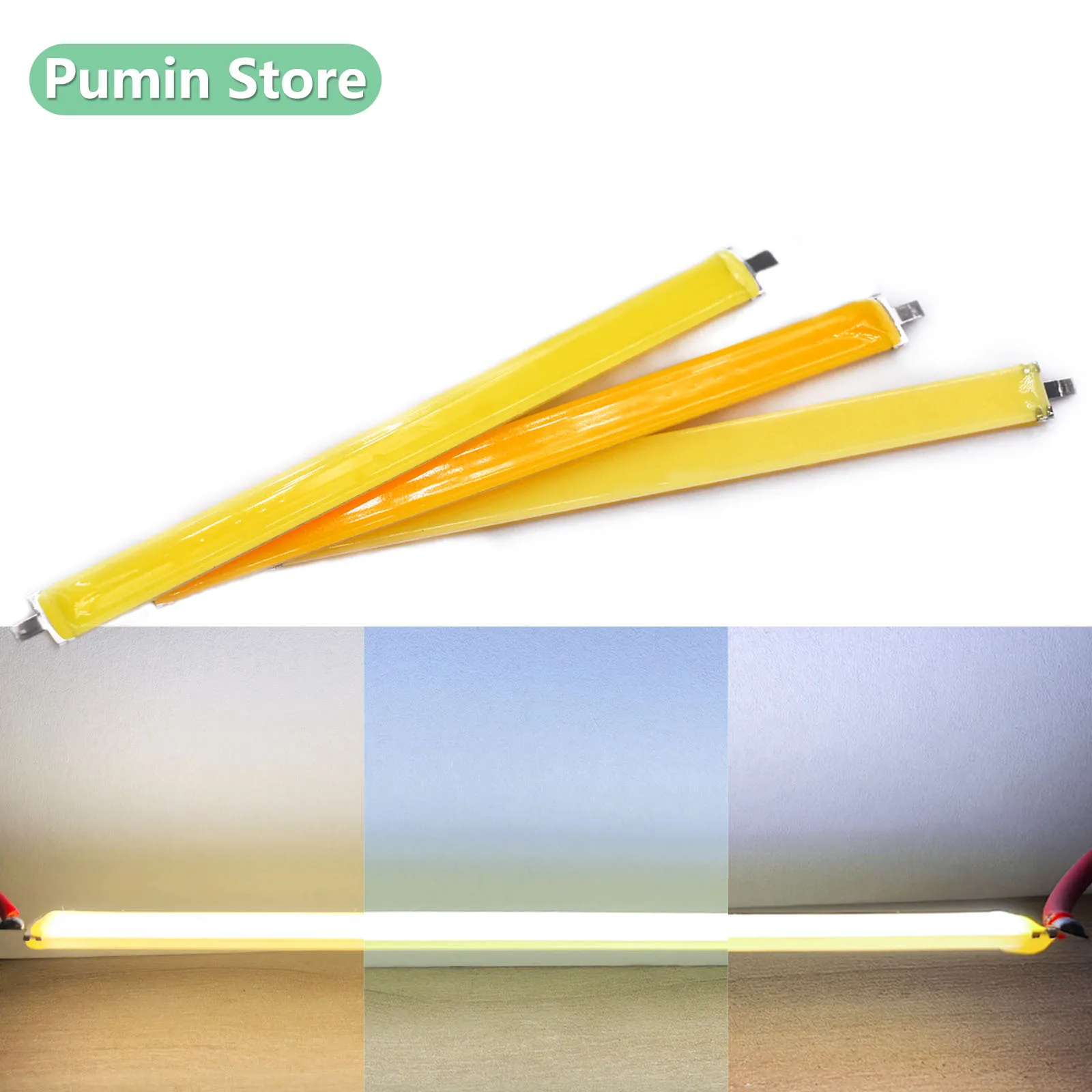 Filamento duro LED de alto voltaje, 220V, 30mA, cálido, 3000K/4000K/000K, sustrato de cerámica, tubo para el hogar, bombilla, accesorios de fuente de luz