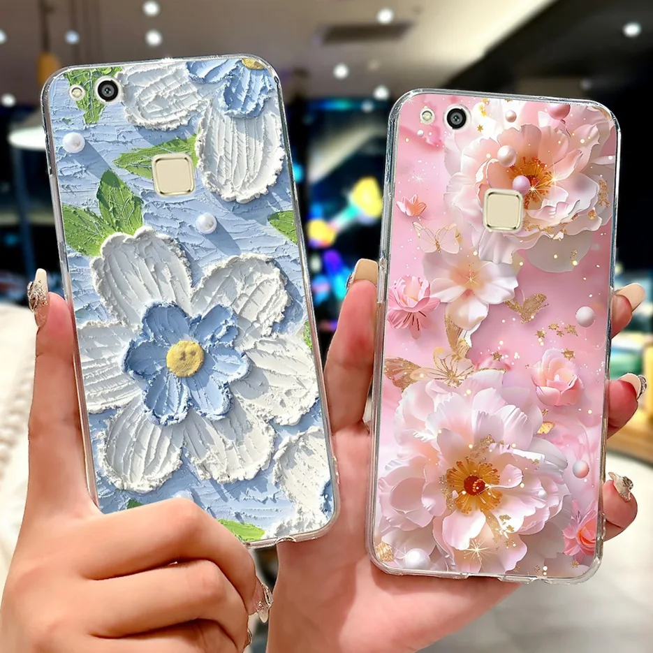 Para Huawei P10 Lite funda WAS-LX1 WAS-LX2 WAS-LX3 nueva moda funda pintada funda de silicona suave para Huawei P10 Lite P10Lite Fundas - imagen 4