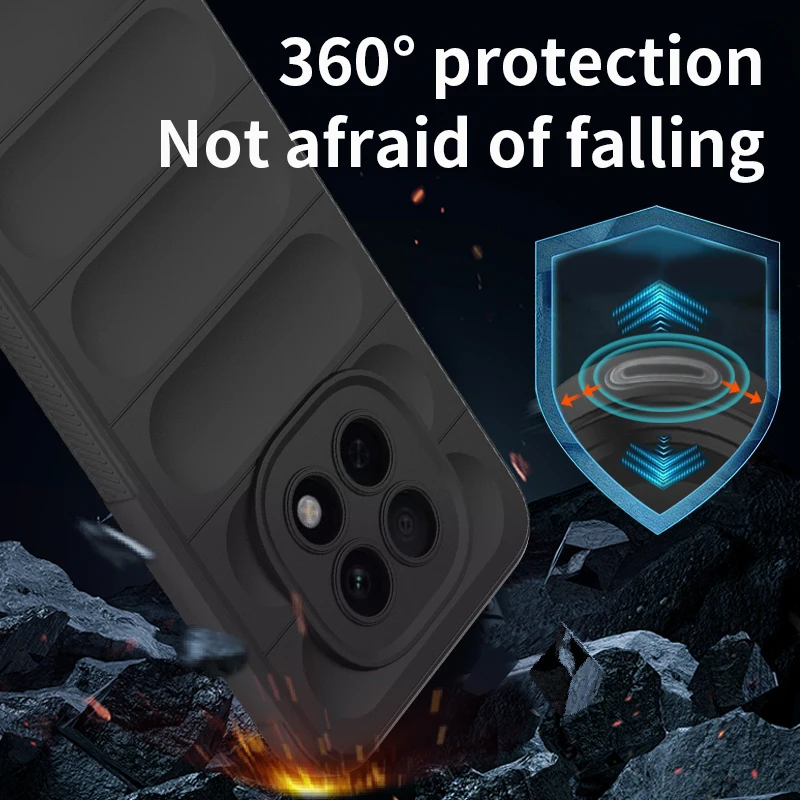 Para OPPO A5 Pro funda para OPPO A3x A3 A5 Pro funda protectora de silicona de goma a prueba de golpes para OPPO A5 Pro - imagen 4