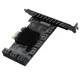 PCIE 1X to 10 Sata