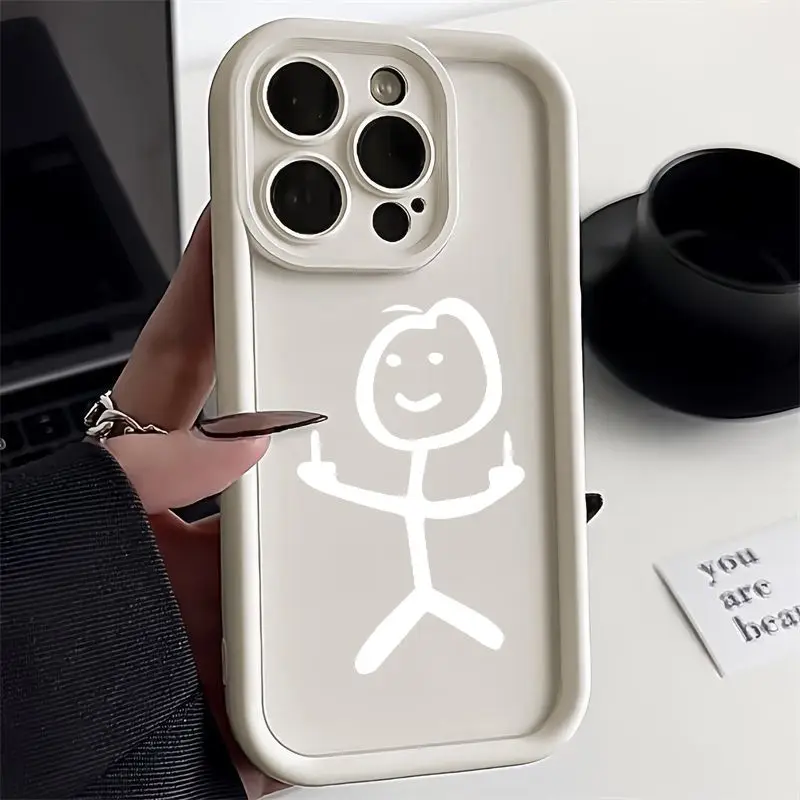 Funda de teléfono suave de TPU con dibujos animados divertidos Matchman para Xiaomi Mi 13T 12T 14 13 12 11 Lite 5G 12X POCO X3 NFC X5 X4 GT F3 F4 F5 Pro - imagen 2