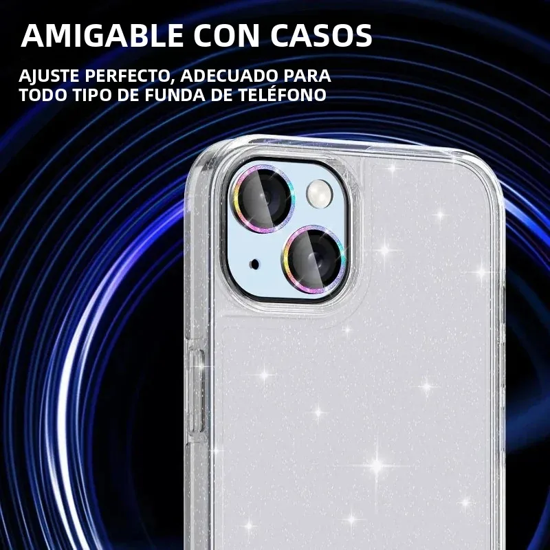 2-3 uds para IPhone 17 Pro Max Air 16 anillo Protector de lente de cámara vidrio templado resistente a los arañazos fino HD cubierta de lente transparente brillante - imagen 5