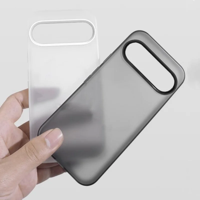 1 funda trasera translúcida para Google Pixel 9 9A 9 Pro XL 9 Pro 8 Pro 8A Color caramelo hecho PC y TPU para resistencia a prueba de golpes