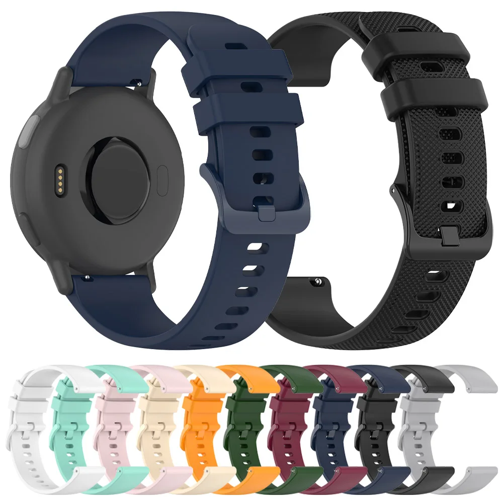 Correa de silicona Universal de 20 a 22mm para Garmin Venu 3 Band Forerunner 265 255 Music Vivoactive 4 para pulsera Garmin Venu Sq 2 Plus