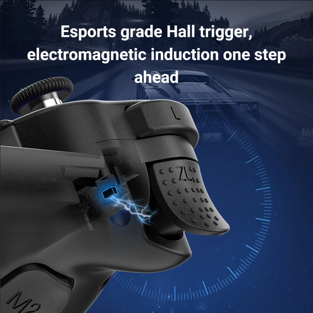 Controlador de juego portátil tipo c, Joystick de disparo Hall, conexión con cable para android/ios/nuvio, Joystick de Streaming, 1 Uds. - imagen 3