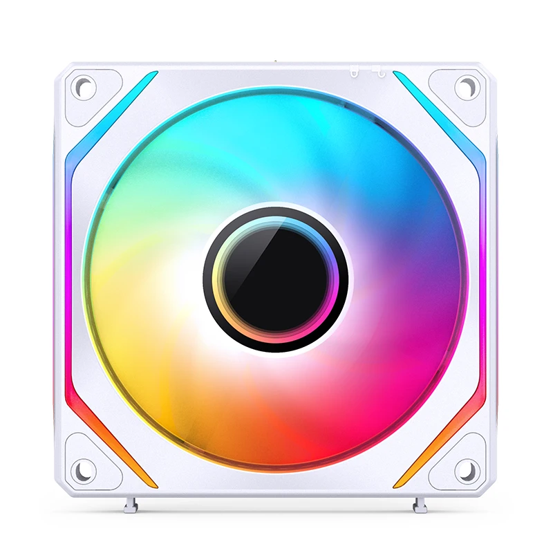 JONSBO ZL-120 3 en 1 ARGB ventilador con cubierta de PC 120mm 4PIN PWM Control de temperatura 3PIN ARGB ventilador de refrigeración de CPU - imagen 3