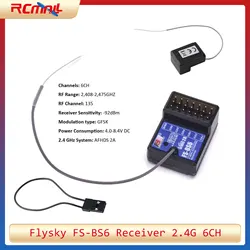 Receptor Flysky FS-BS6 2,4 GHz 6 Canales para RC Coche y Barco
