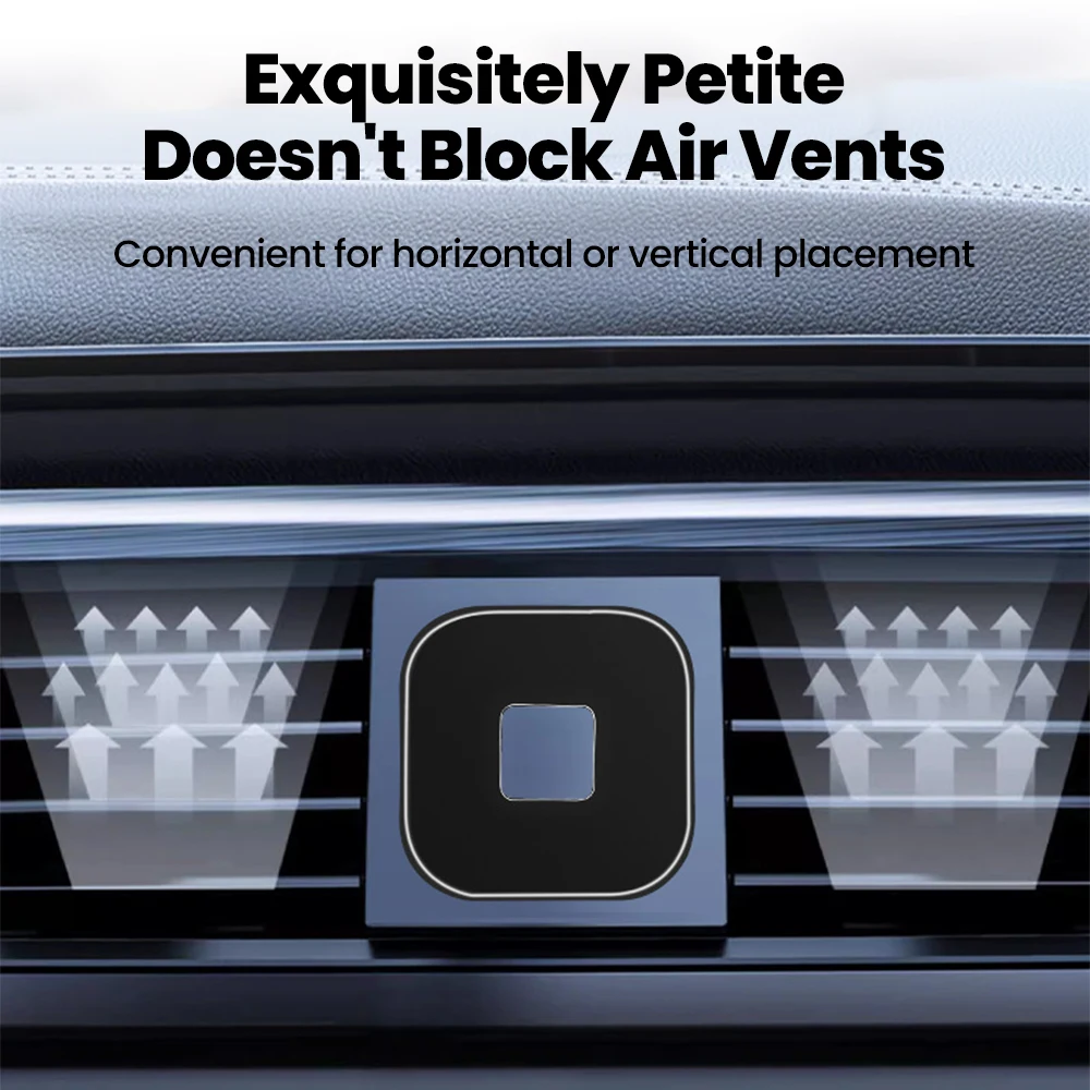 Elough soporte inalámbrico para teléfono de coche Mini soporte magnético poligonal para teléfono soporte para coche para iPhone Samsung Xiaomi - imagen 5