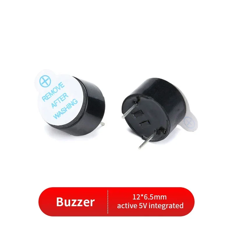 10 Uds 3V 5V 12V zumbador activo 12mm magnético largo tono de pitido continuo alarma timbre zumbador piezoeléctrico para ordenadores impresoras - imagen 3