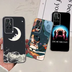 Xiaomi Redmi 10 Prime Funda TPU Transparente Diseño Astronauta