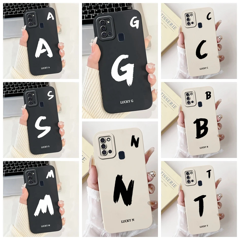 Para Samsung A21S funda A217 SM-A217F funda protectora trasera de silicona suave TPU para Samsung Galaxy A21S A 21s carcasa de teléfono a prueba de golpes