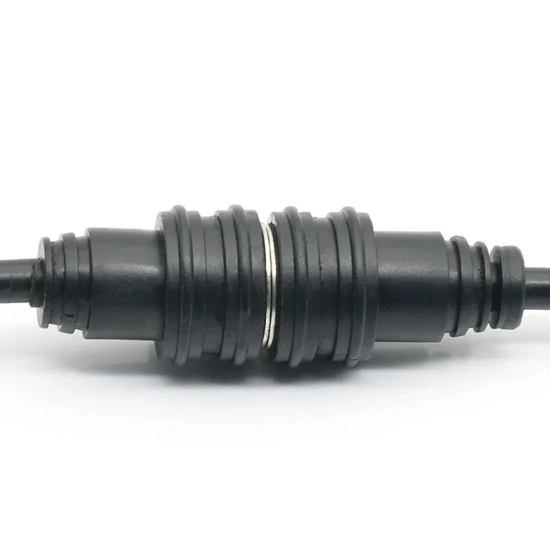 Cable conector magnético impermeable 2A, Terminal de 10mm, línea de carga de energía, conectores circulares macho y hembra de adsorción automática - imagen 4