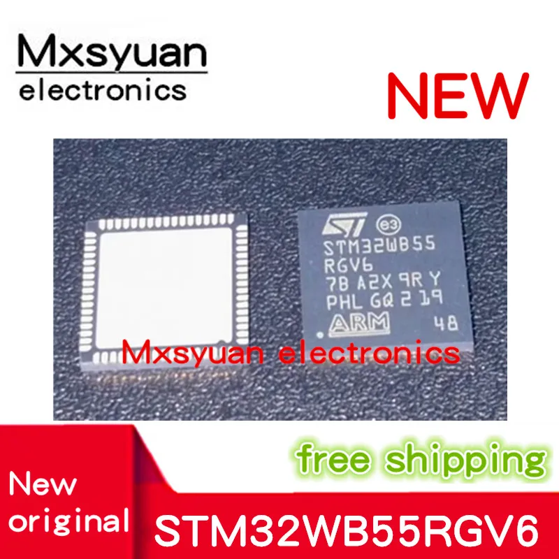 1 unids/lote nuevo Original STM32WB55RGV6 STM32WB55 VFQFPN-6 Chip microcontrolador ARM