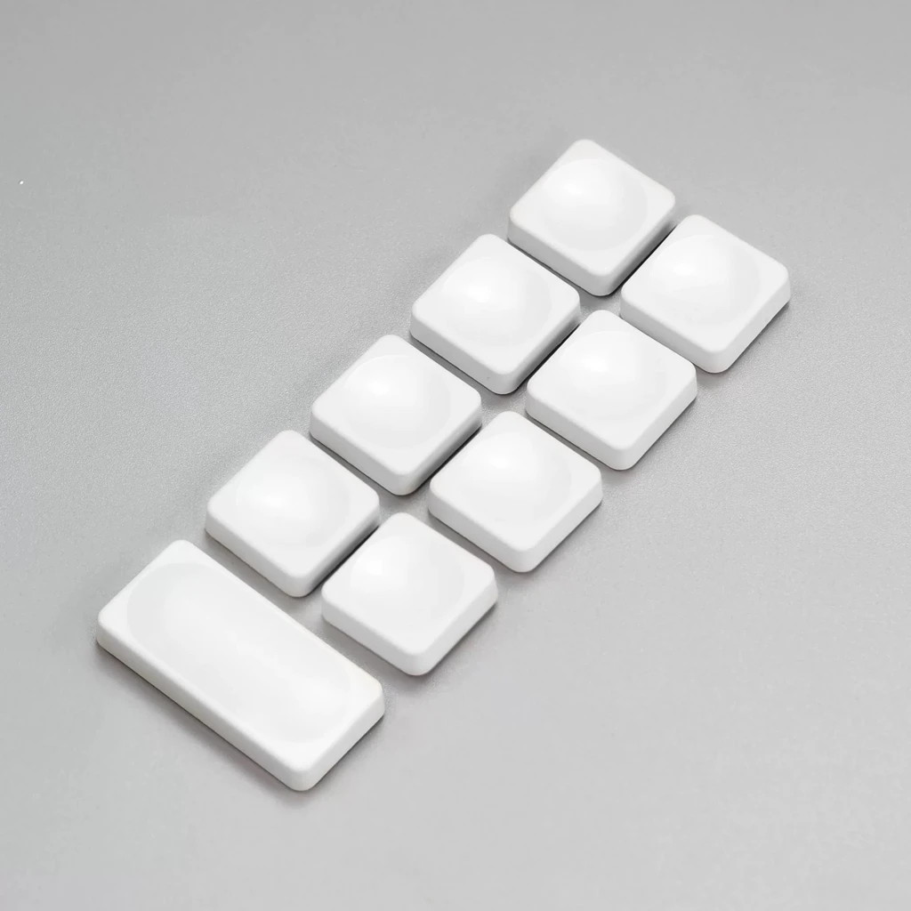 Chosfox LCK 5/10/30/50 Uds teclas de perfil bajo PBT para MX interruptor bajo teclado mecánico ultrafino blanco gris transparente Keycap - imagen 2