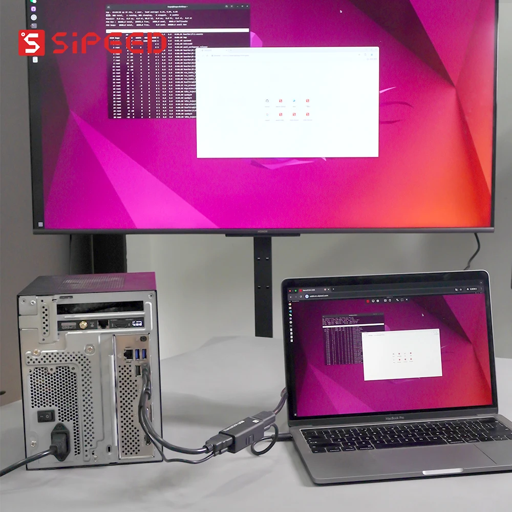 Sipeed NanoKVM-USB USB3.0 KVM sobre IP Tarjeta de captura HDMI Teclado virtual Ratón Control web HDMI Loop Out USB Switch - imagen 5