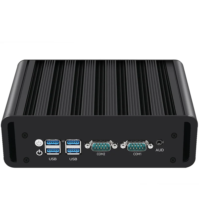 Inter N100 Mini PC sin ventilador Barebone Kit compatible con WiFi 4G LTE Linux computadora para uso industrial con 4xUSB3.0 2xUSB2.0 Win10 Ready - imagen 4
