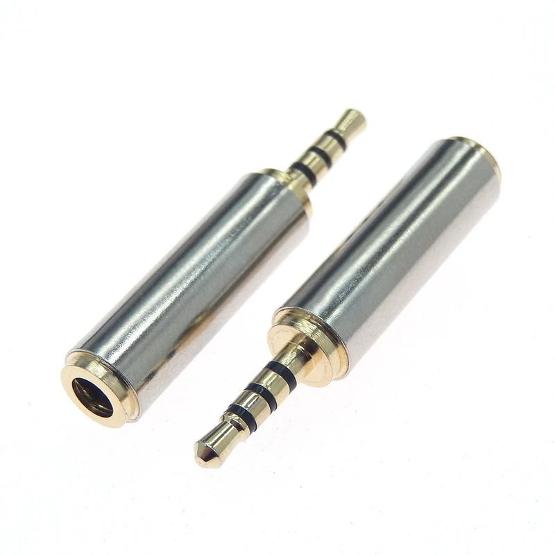 1 Uds. Convertidor adaptador de 3,5mm a 2,5mm / 2,5mm a 3,5mm conector de auriculares de Audio estéreo alta calidad al por mayor - imagen 2