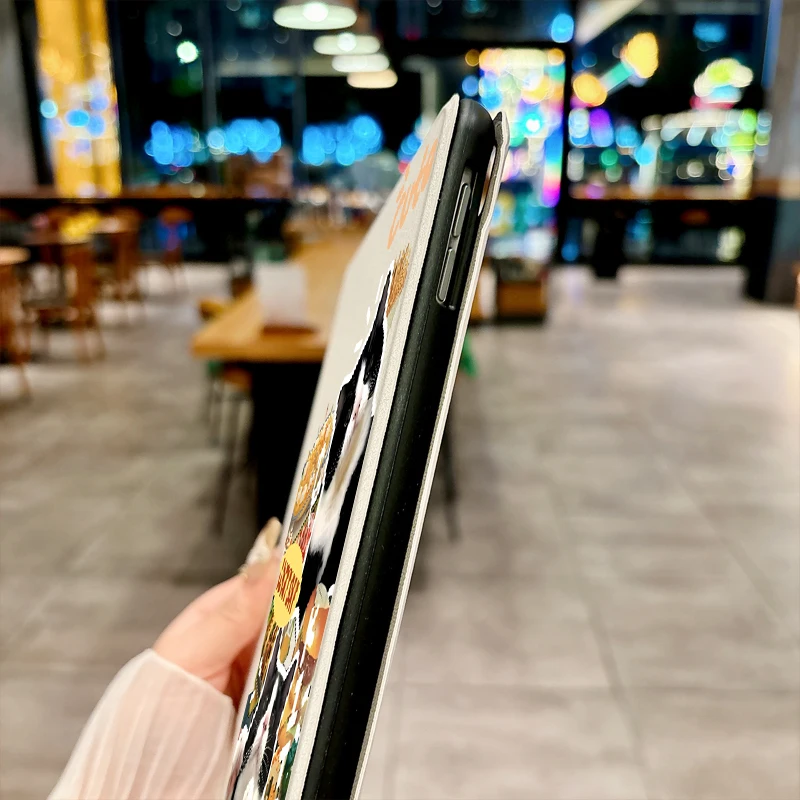 Funda divertida con diseño de gato para iPad pro 10/11 pulgadas 2020/6/7th /8th /Air 3rd/Air 4th/9th gen/Air 5th Gen 2022/Air 11 - imagen 3