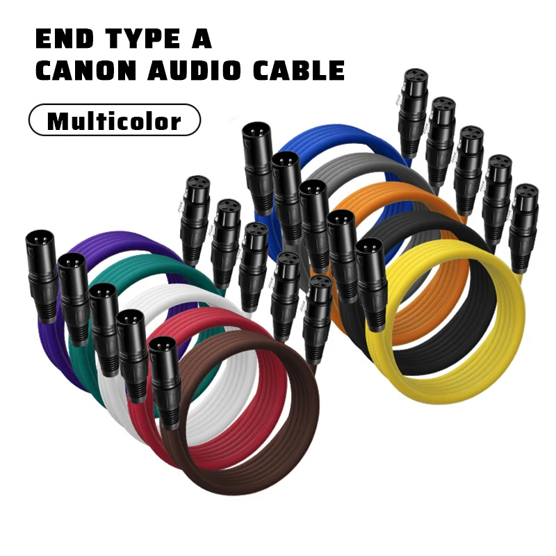 UTHAI NZT Línea Cañón Macho Hembra Línea Equilibrada XLR Audio Doble Línea Cañón Micrófono Mezclador Cable Extensión Micrófono A - Vista principal del producto