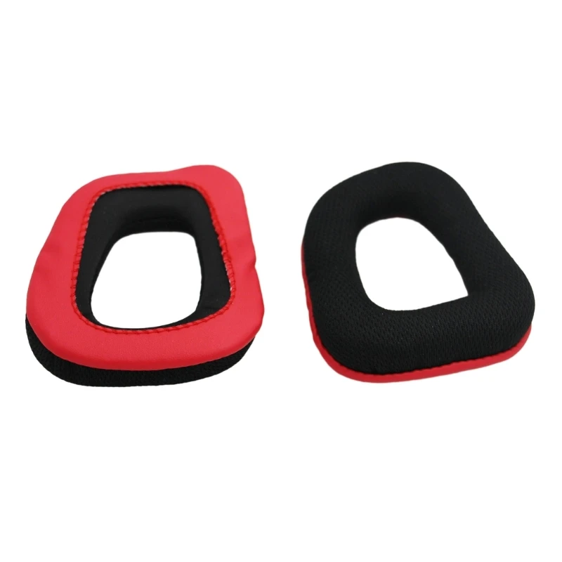 Almohadillas de espuma viscoelástica de repuesto para auriculares, funda de cojín para Logitech G35, G430, G432, G332, G930, F450, 1 par - imagen 5