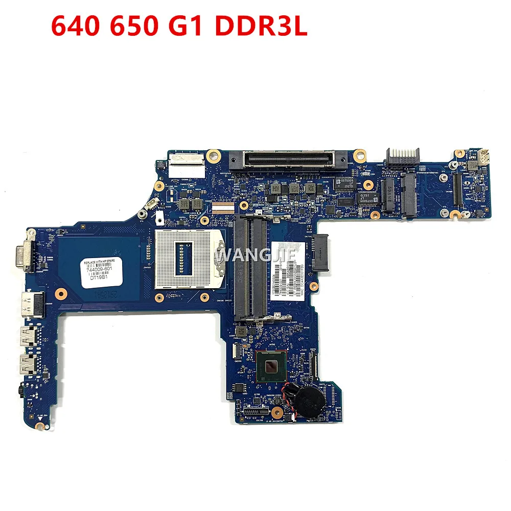 744009 -001 744009 -601 para la placa base del ordenador portátil HP ProBook 640 650 G1 6050A 2566302 -MB-A04 DDR3L HM87