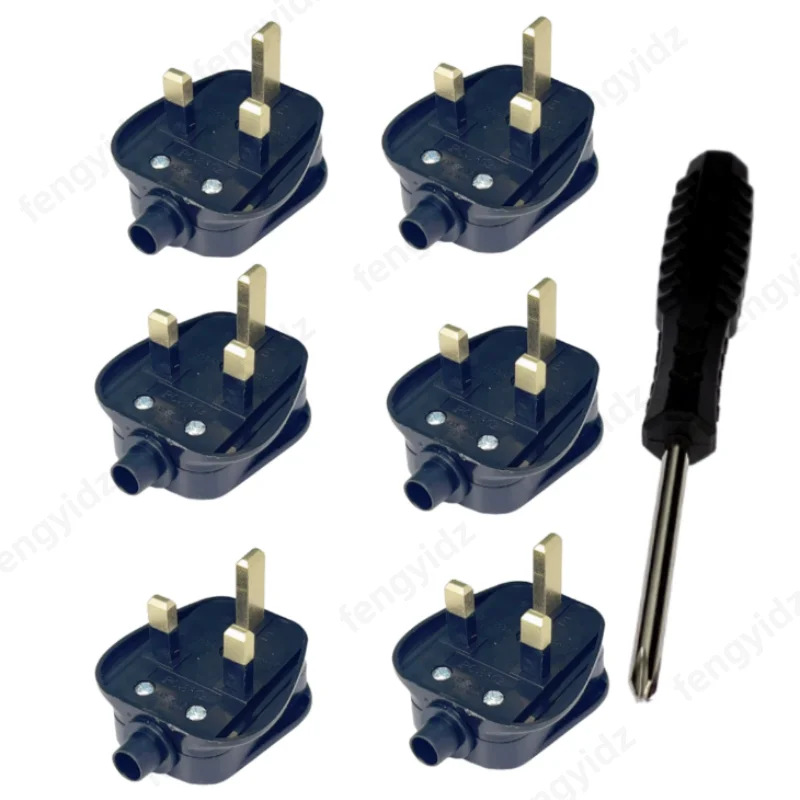 4 Uds Reino Unido macho reemplazo recable 3 pines tipo G enchufe Cable de extensión conector montaje Cable de alimentación adaptador enchufe 13A - imagen 2