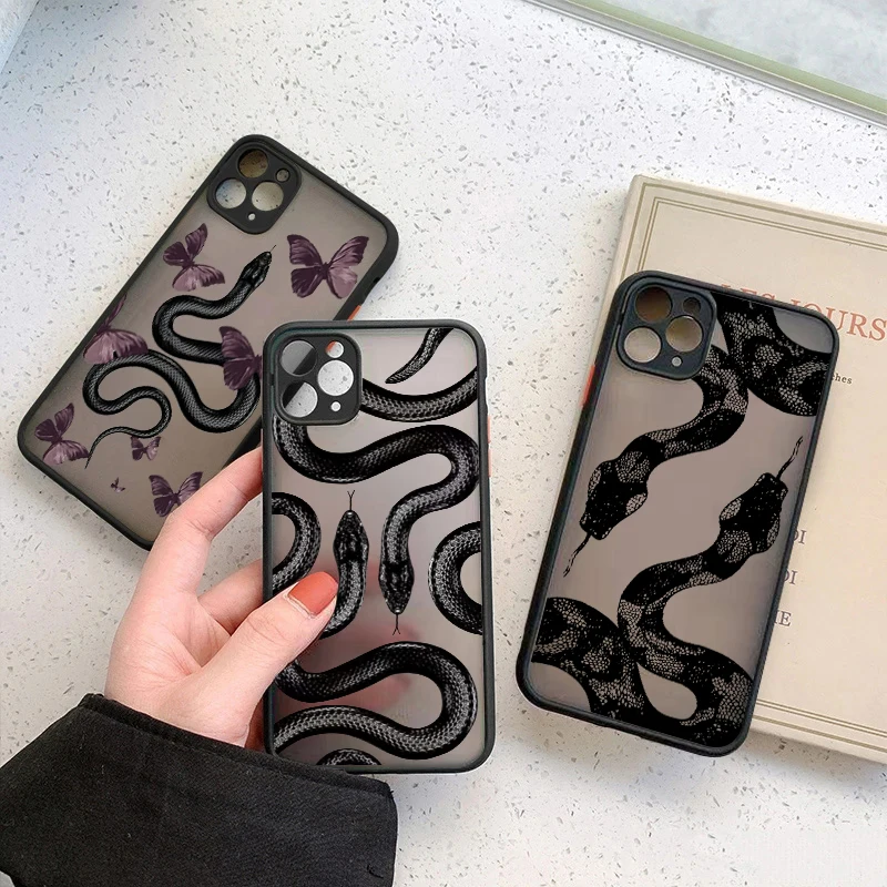 Funda de teléfono con gráfico de serpiente S25 Ultra para Samsung A16, fundas A55 5g A54 A52 A32 A35 A33 A34 A14 A15 A13 4G S22 S24 Plus S23 FE