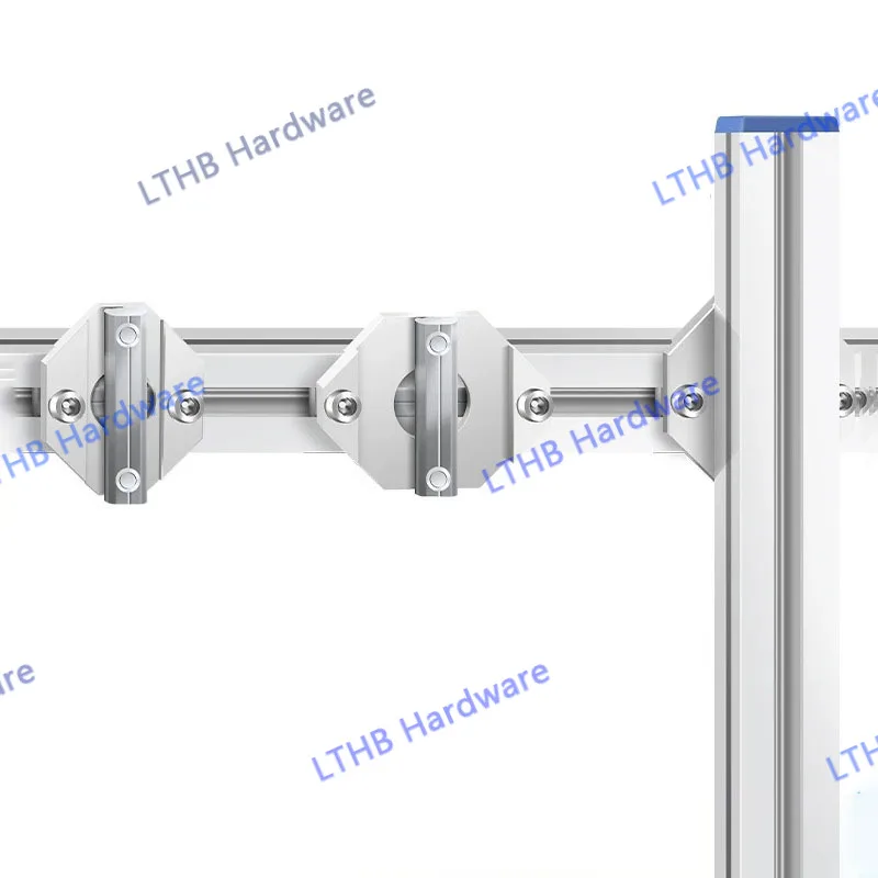 EOAT-pinza de perfil de aleación de aluminio, varilla de soporte de montaje en cruz fija para perfiles SMBA/B 2525T, accesorios de brazo mecánico - imagen 5