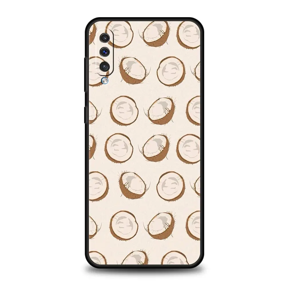 Funda para Teléfono Samsung A56 A36 A26 A24 A12 A14 A16 A50 A70 A20E A20S A22 A40 A34 A54 A42 A52 5G A04s A06, Diseño Verano Coco - imagen 2