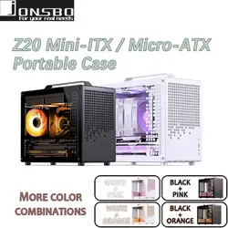 JONSBO Z20 Caja Micro ATX con Radiador de 240 mm y Fuente ATX