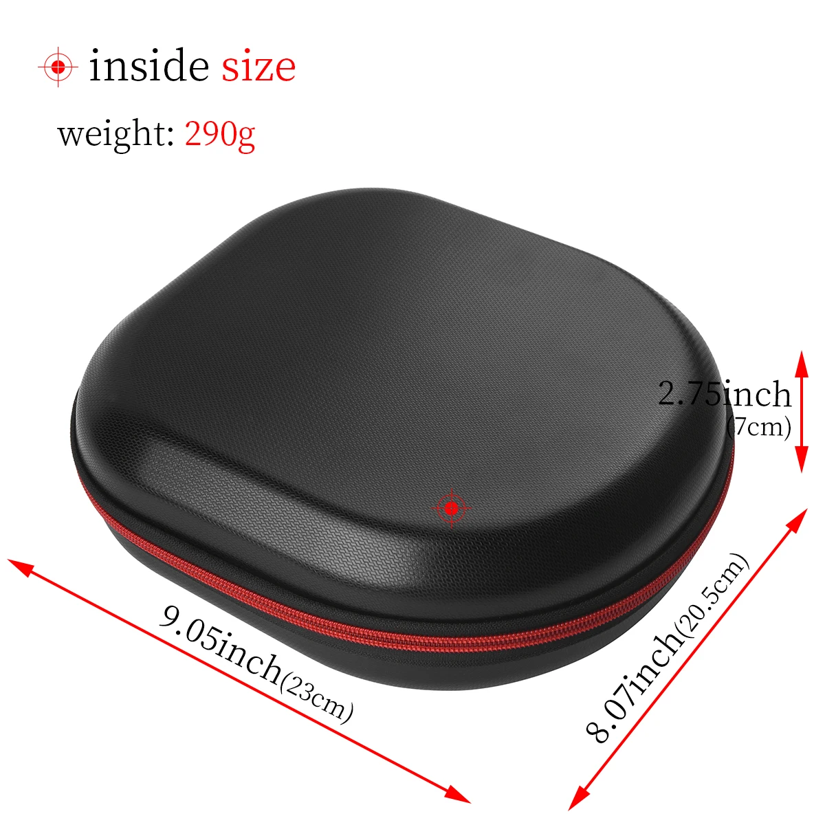 Estuche de almacenamiento de EVA duro para Dyson Ontrac WP02, caja de protección de auriculares, bolsa de transporte de viaje portátil - imagen 2