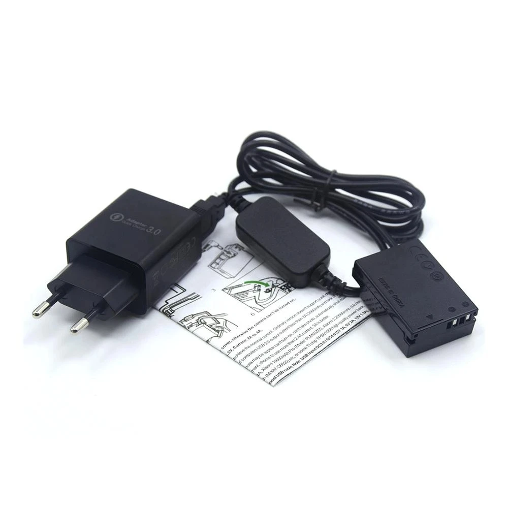 Cable de alimentación USB CA-PS700 + DR-80 acoplador CC NB-10L batería falsa + adaptador de carga USB para Canon G1 G1X G3X G15 G16 SX40 SX50 SX60 - imagen 5