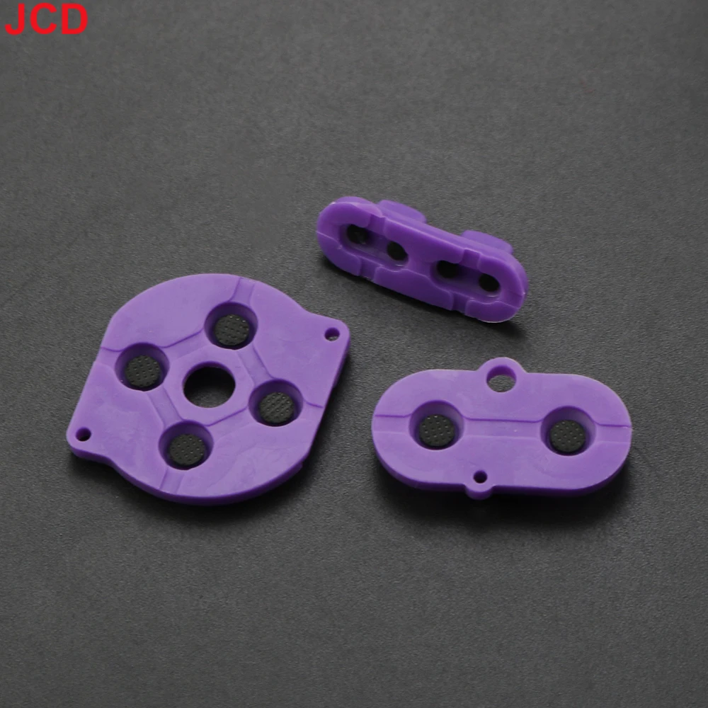 JCD-Juego de 5 botones conductores de goma, A-B d-pad para Game Boy Color GBC, carcasa de silicona, teclado de selección de inicio - imagen 3