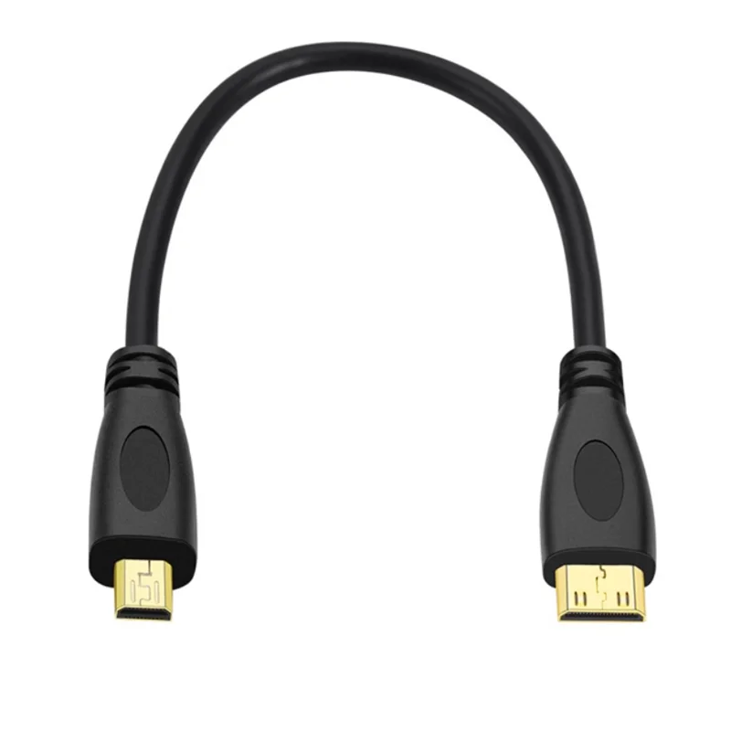 Cable de conexión Micro HDMI Mini HDMI compatible con Micro HDMI Cable de conversión Mini HD de vídeo 0,3 m 1m 1,8m