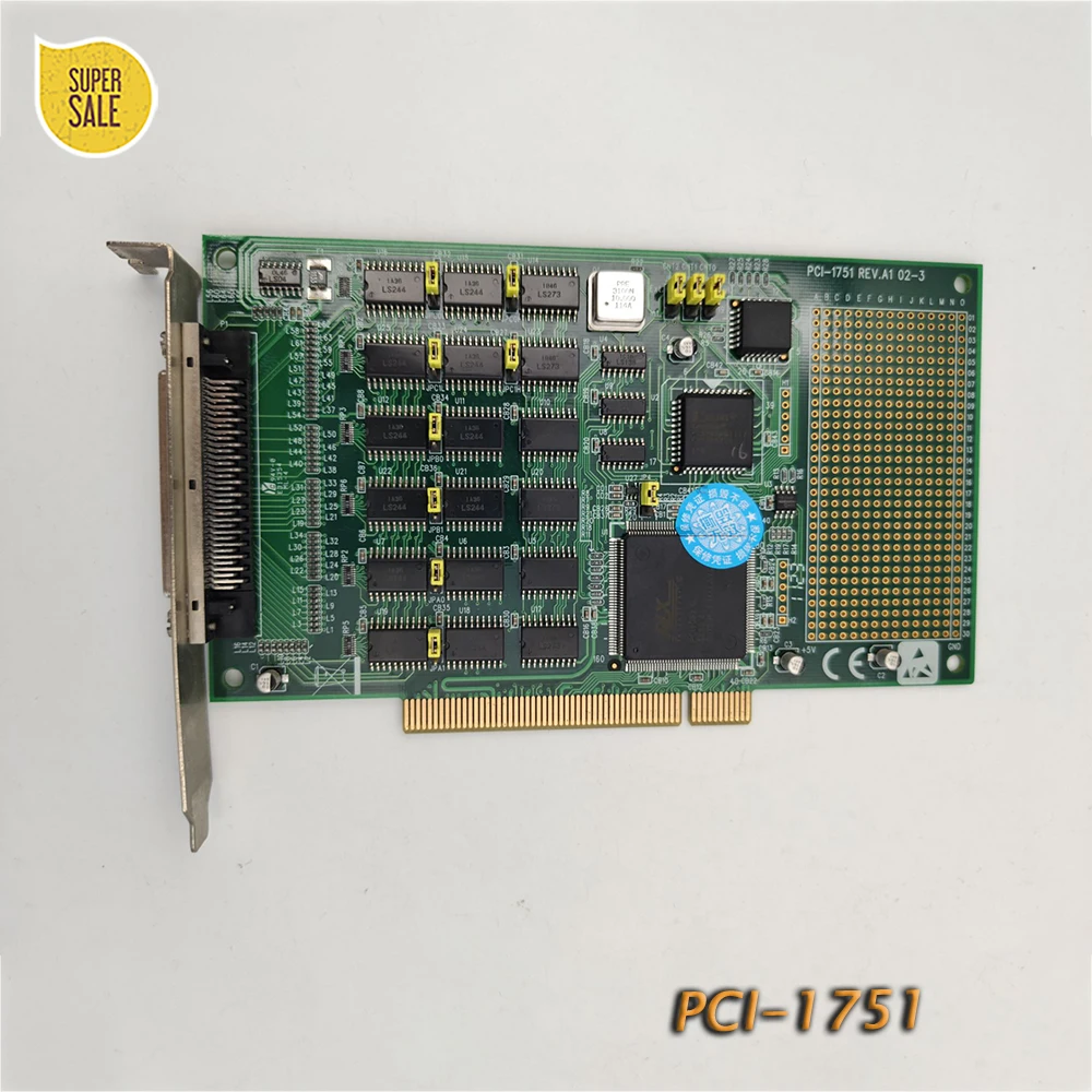 PCI-1751 REV.A1 Tarjeta de conteo y E/S digitales universal de 48 canales para Advantech