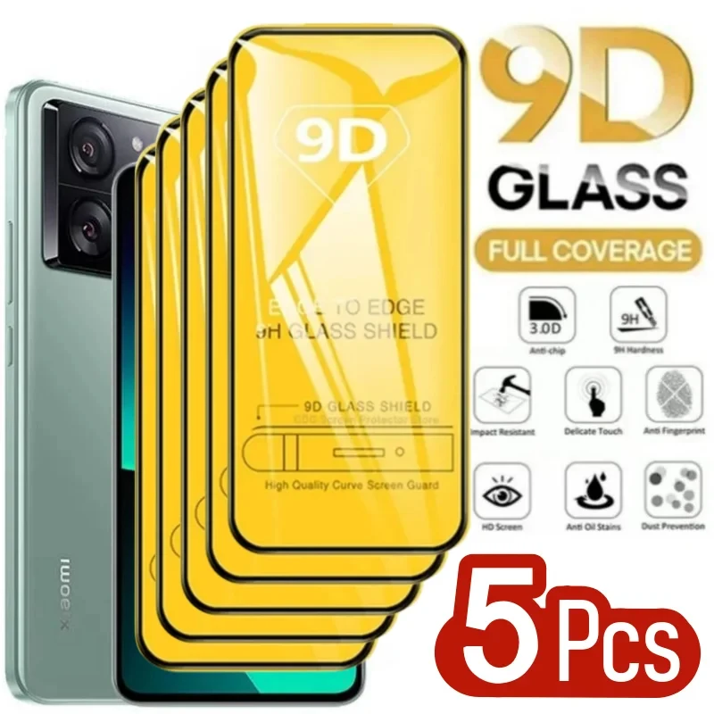 Protector de pantalla para Xiaomi 11 Lite 5G Ne 12 13T 12T 11T Poco X5 Pro X3 NFC X6 F3 C65 C40 C55 C61 X4 M5 F1 9T 10T 14 13 A3 vidrio - imagen 2