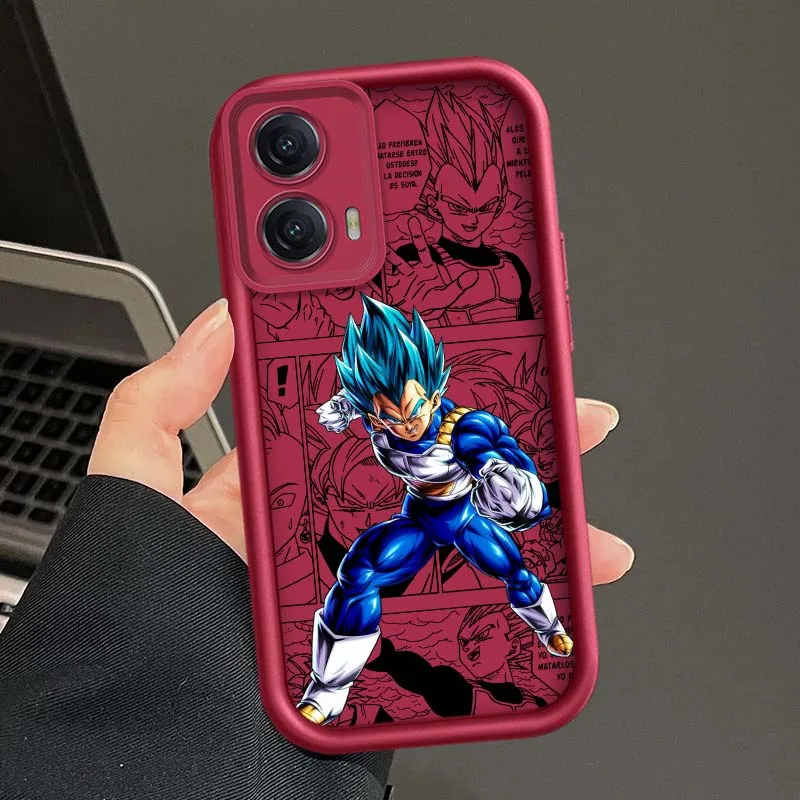 D-Dragon Ball-funda Vegeta cómica para Motorola MOTO Edge G85 G54 G35 G34 G32 E22 E14 G04 50 5G, funda de teléfono con escalera ocular - imagen 5